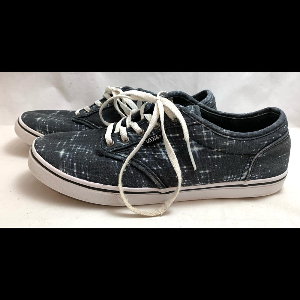 Vans Faded Black With Light Pinpoints Low Tops